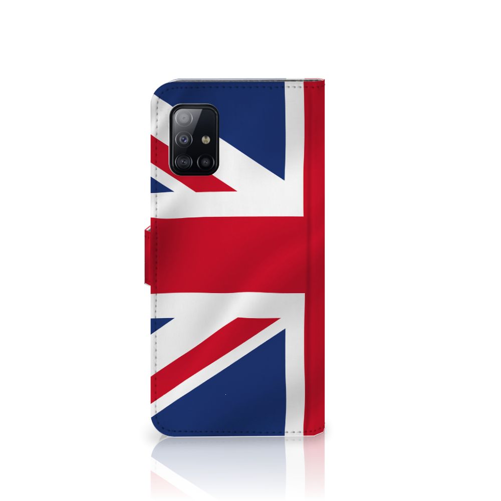 Samsung Galaxy A71 Bookstyle Case Groot-Brittannië