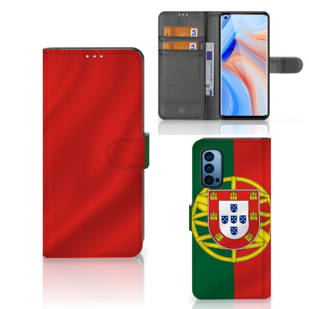 OPPO Reno 4 Pro 5G Bookstyle Case Portugal