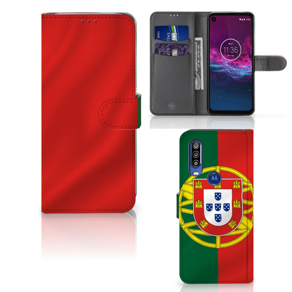 Motorola One Action Bookstyle Case Portugal