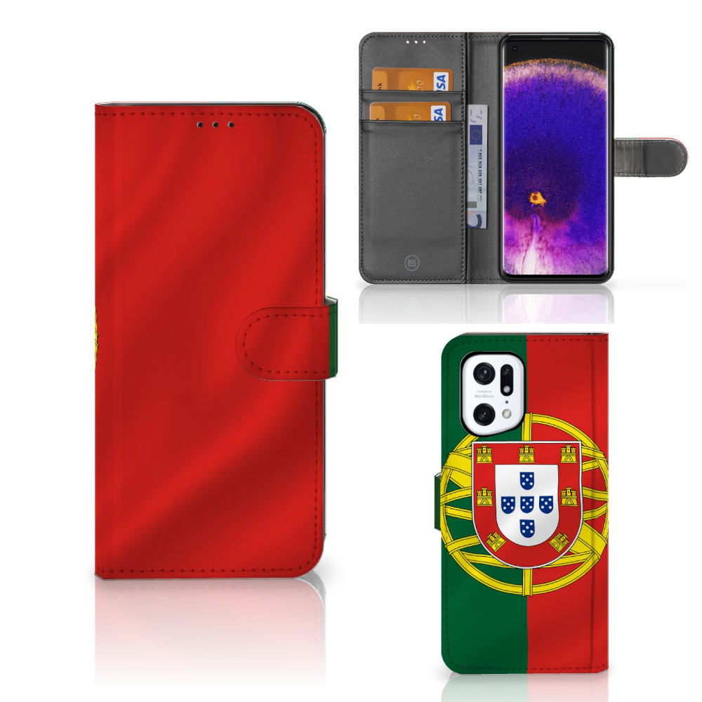 OPPO Find X5 Pro Bookstyle Case Portugal