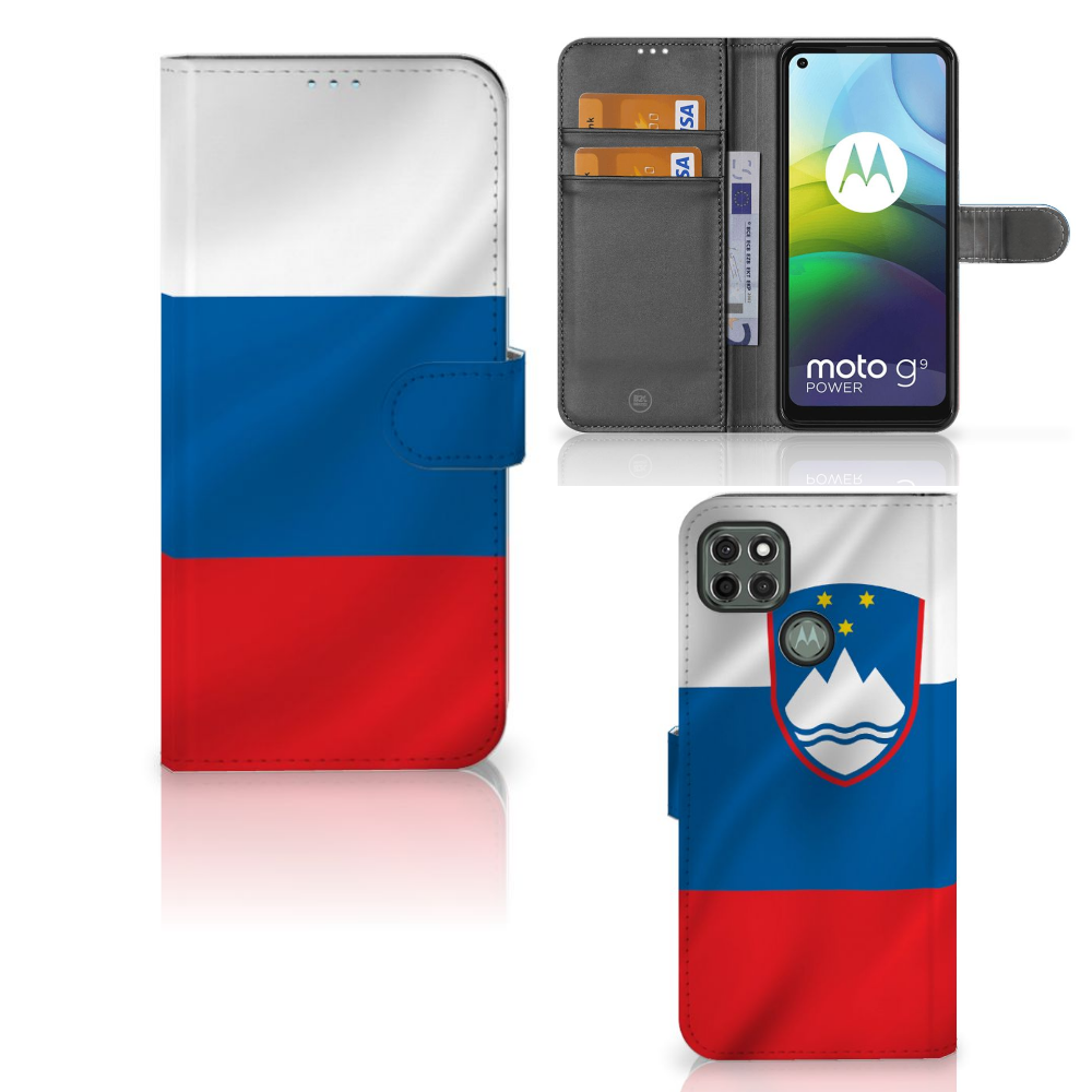 Motorola Moto G9 Power Bookstyle Case Slovenië