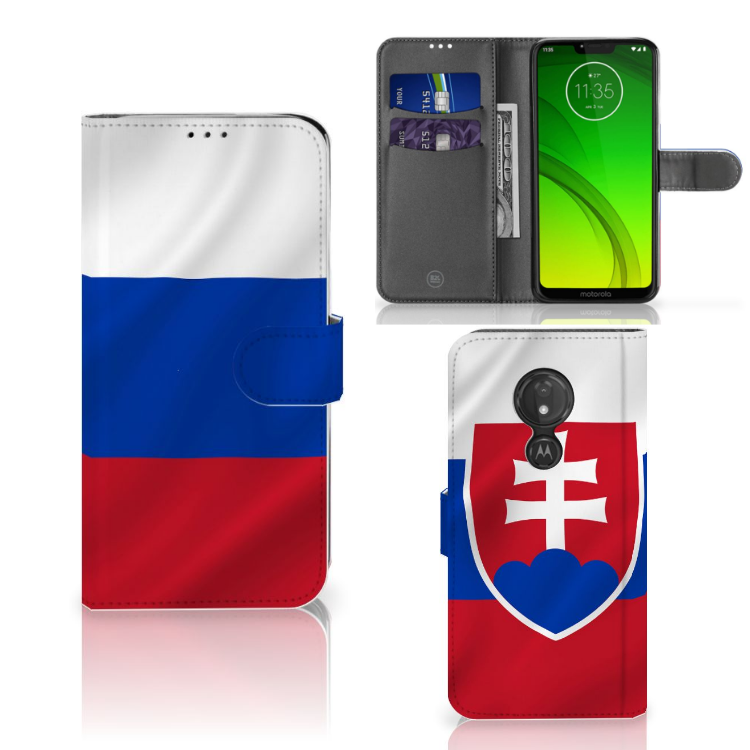 Motorola Moto G7 Power Bookstyle Case Slowakije