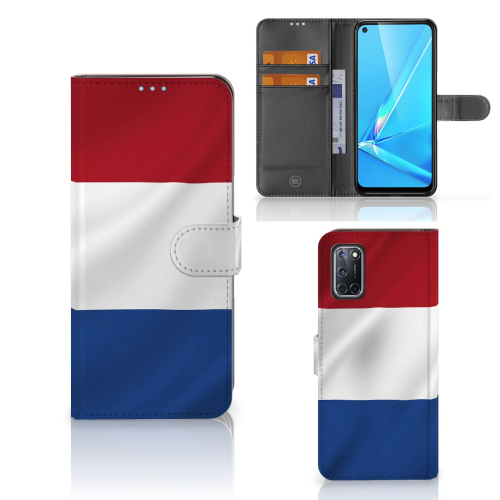 OPPO A72 | OPPO A52 Bookstyle Case Nederlandse Vlag