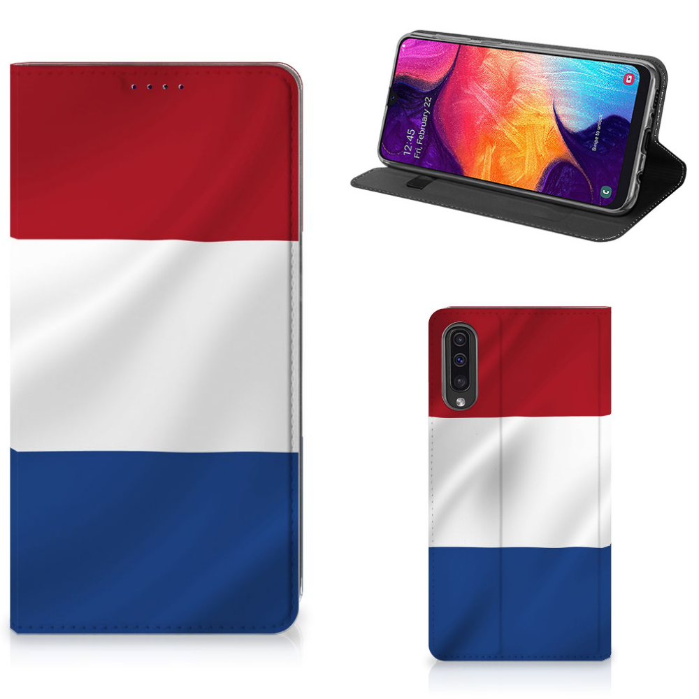 Samsung Galaxy A50 Standcase Nederlandse Vlag