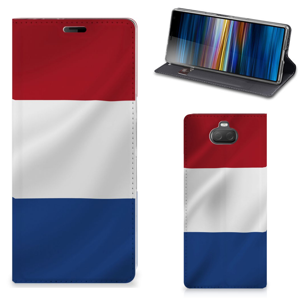 Sony Xperia 10 Plus Standcase Nederlandse Vlag
