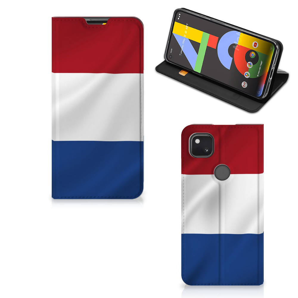 Google Pixel 4a Standcase Nederlandse Vlag