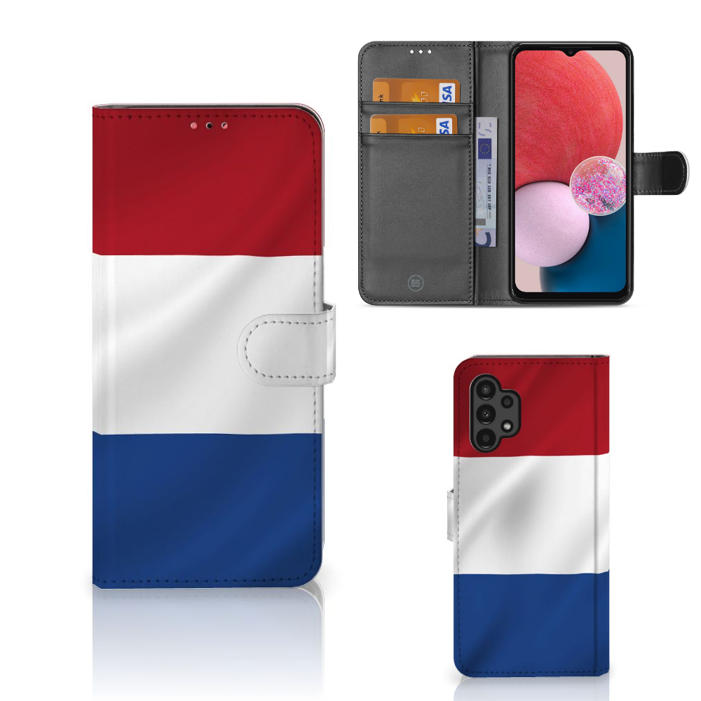 Samsung Galaxy A13 (4G) Bookstyle Case Nederlandse Vlag