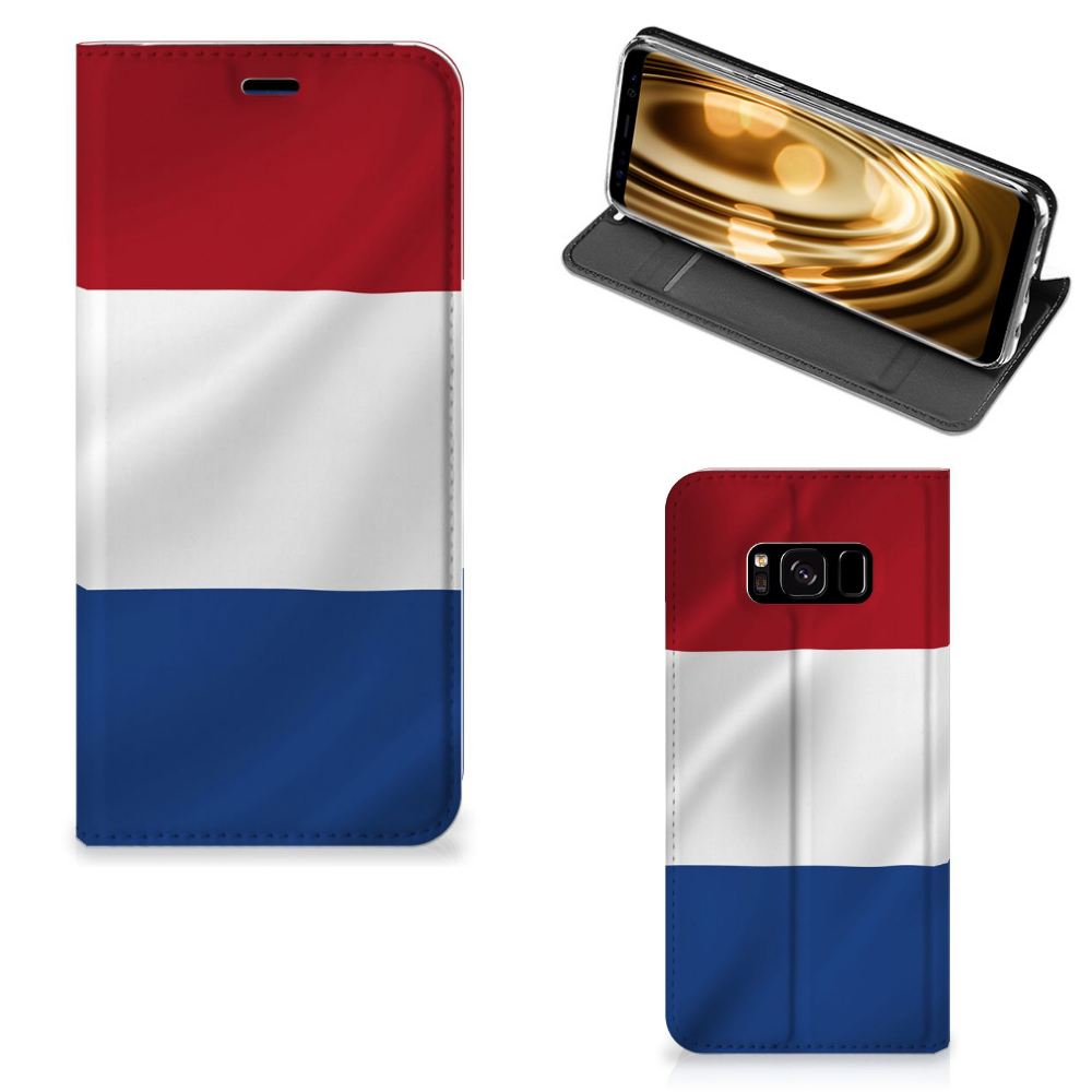 Samsung Galaxy S8 Standcase Nederlandse Vlag