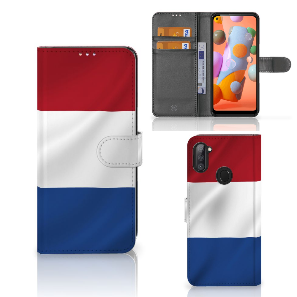 Samsung Galaxy M11 | A11 Bookstyle Case Nederlandse Vlag