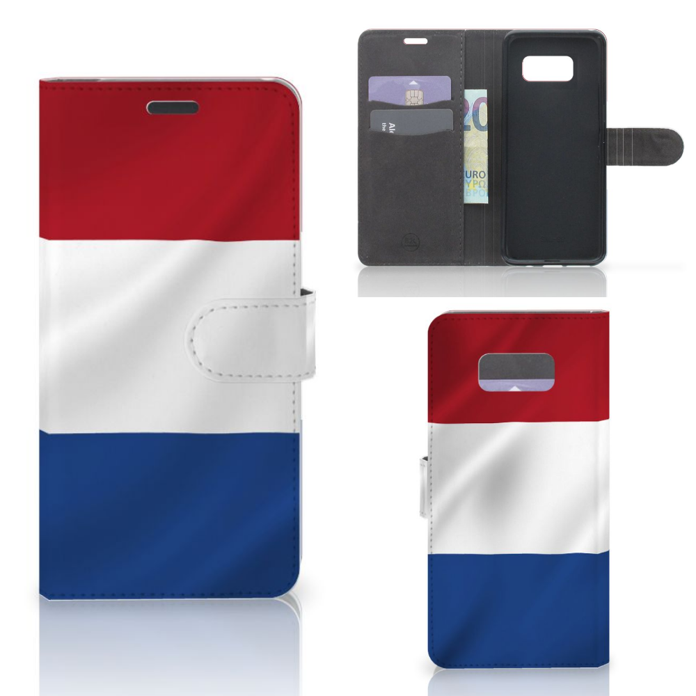 Samsung Galaxy S8 Plus Bookstyle Case Nederlandse Vlag