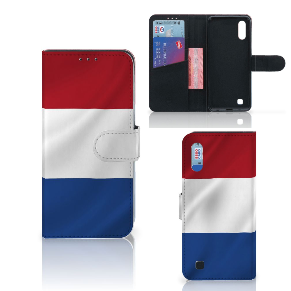 Samsung Galaxy M10 Bookstyle Case Nederlandse Vlag