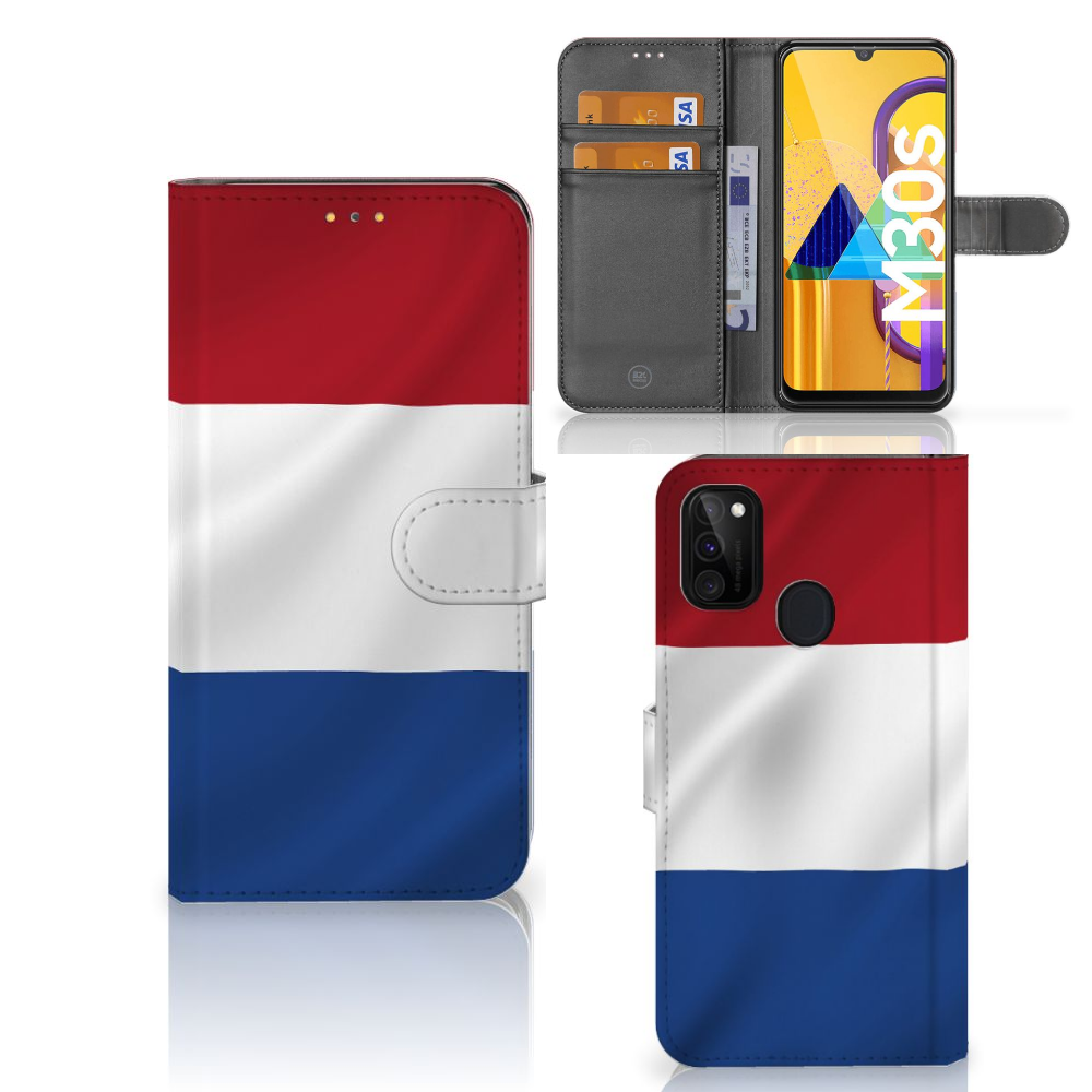 Samsung Galaxy M21 | M30s Bookstyle Case Nederlandse Vlag