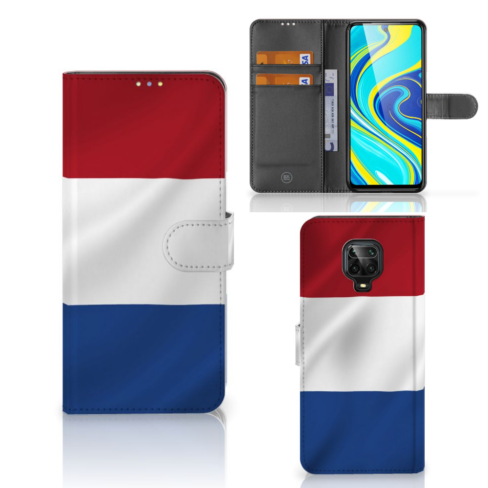 Xiaomi Redmi Note 9 Pro | Note 9S Bookstyle Case Nederlandse Vlag