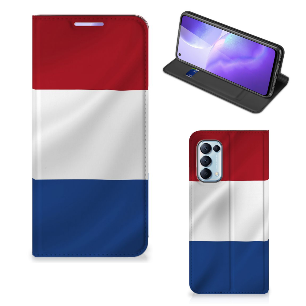 OPPO Find X3 Lite Standcase Nederlandse Vlag