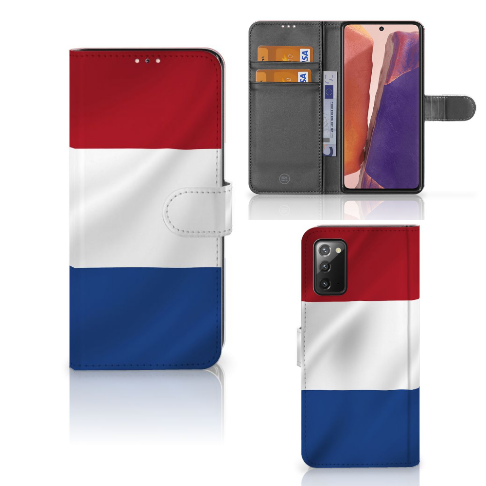 Samsung Galaxy Note 20 Bookstyle Case Nederlandse Vlag