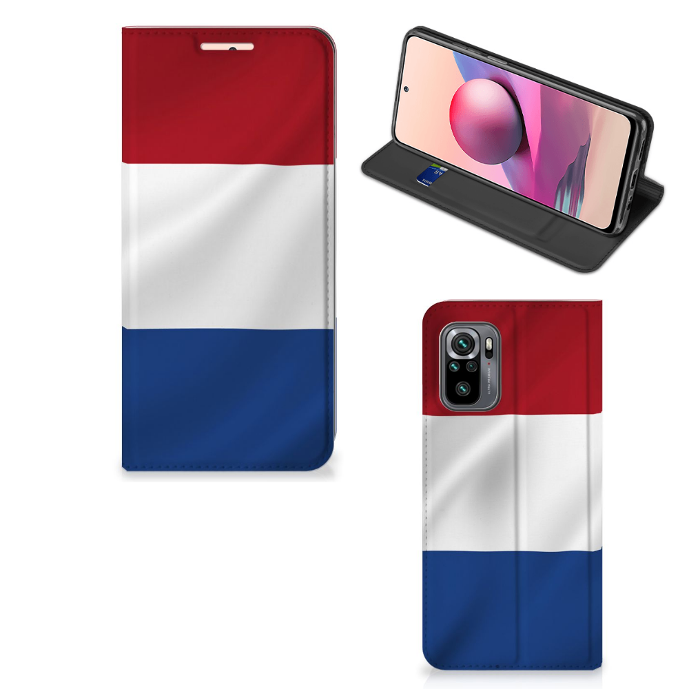 Xiaomi Redmi Note 10 4G | 10S | Poco M5s Standcase Nederlandse Vlag