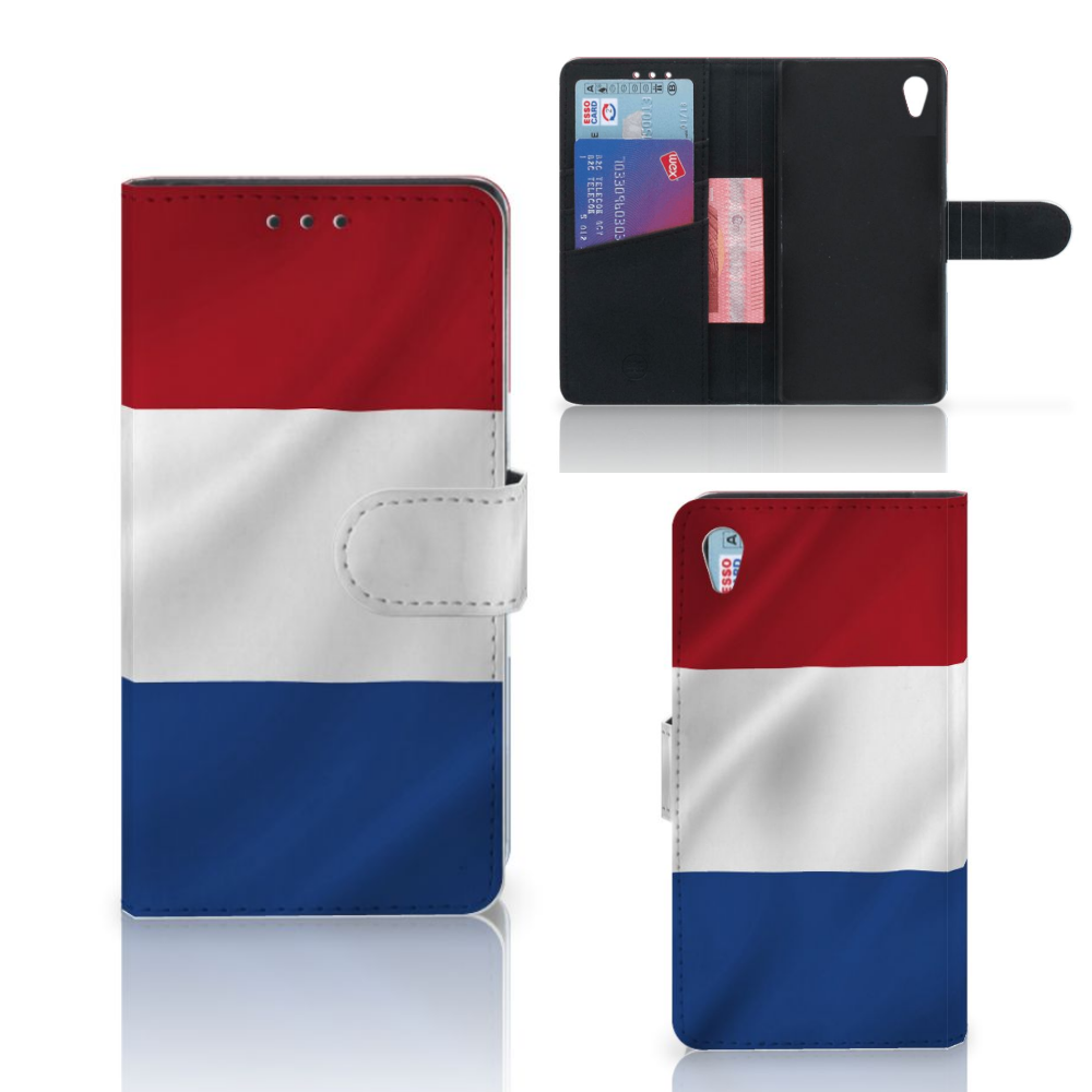 Sony Xperia Z3 Bookstyle Case Nederlandse Vlag