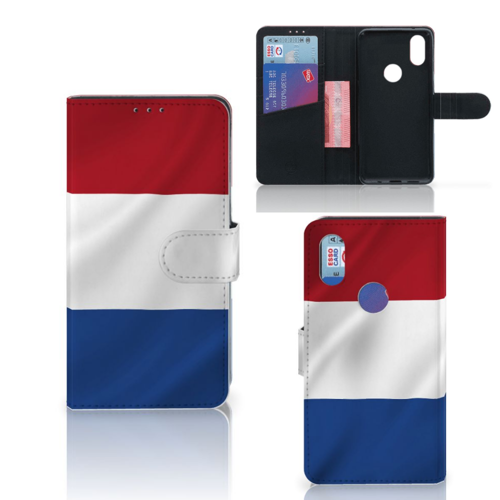 Xiaomi Mi Mix 2s Bookstyle Case Nederlandse Vlag