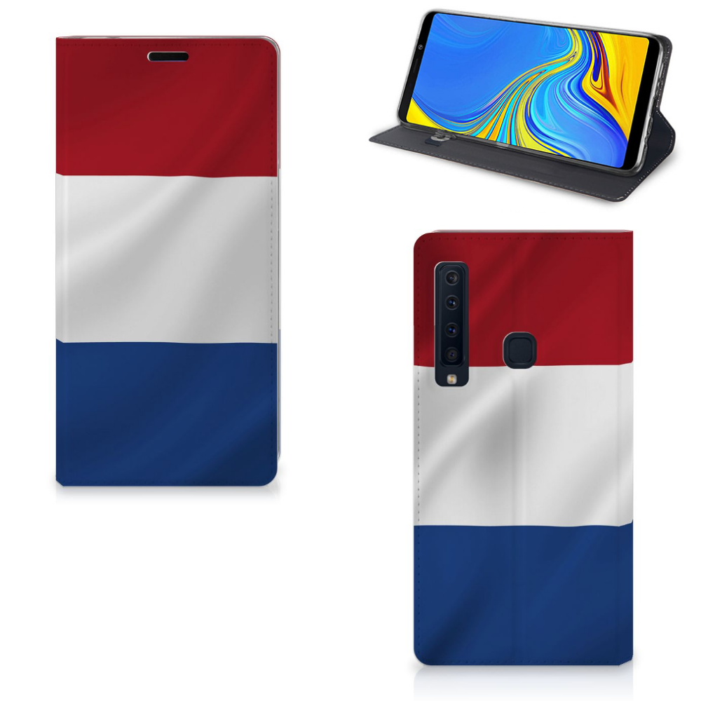 Samsung Galaxy A9 (2018) Standcase Nederlandse Vlag