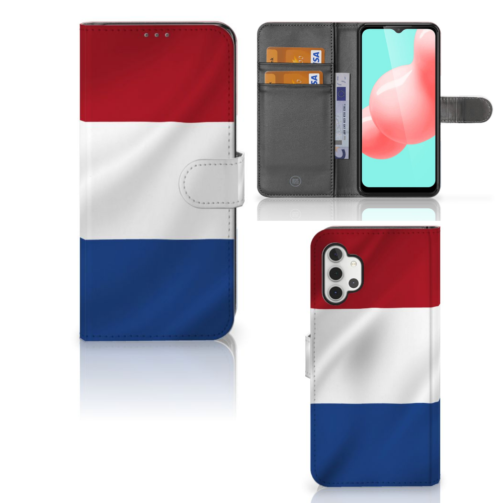 Samsung Galaxy A32 5G Bookstyle Case Nederlandse Vlag