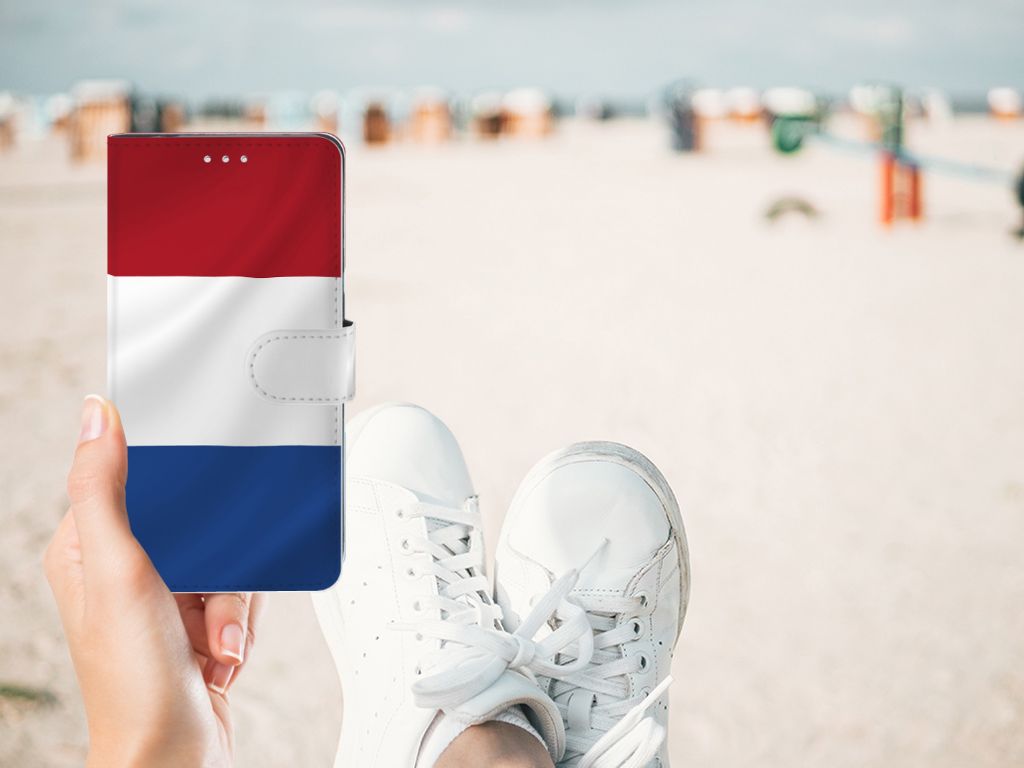 Huawei Y7 (2019) Bookstyle Case Nederlandse Vlag