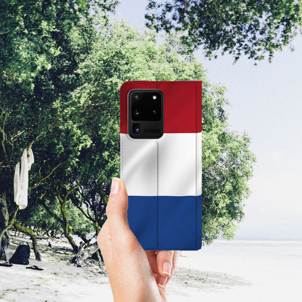 Samsung Galaxy S20 Ultra Standcase Nederlandse Vlag