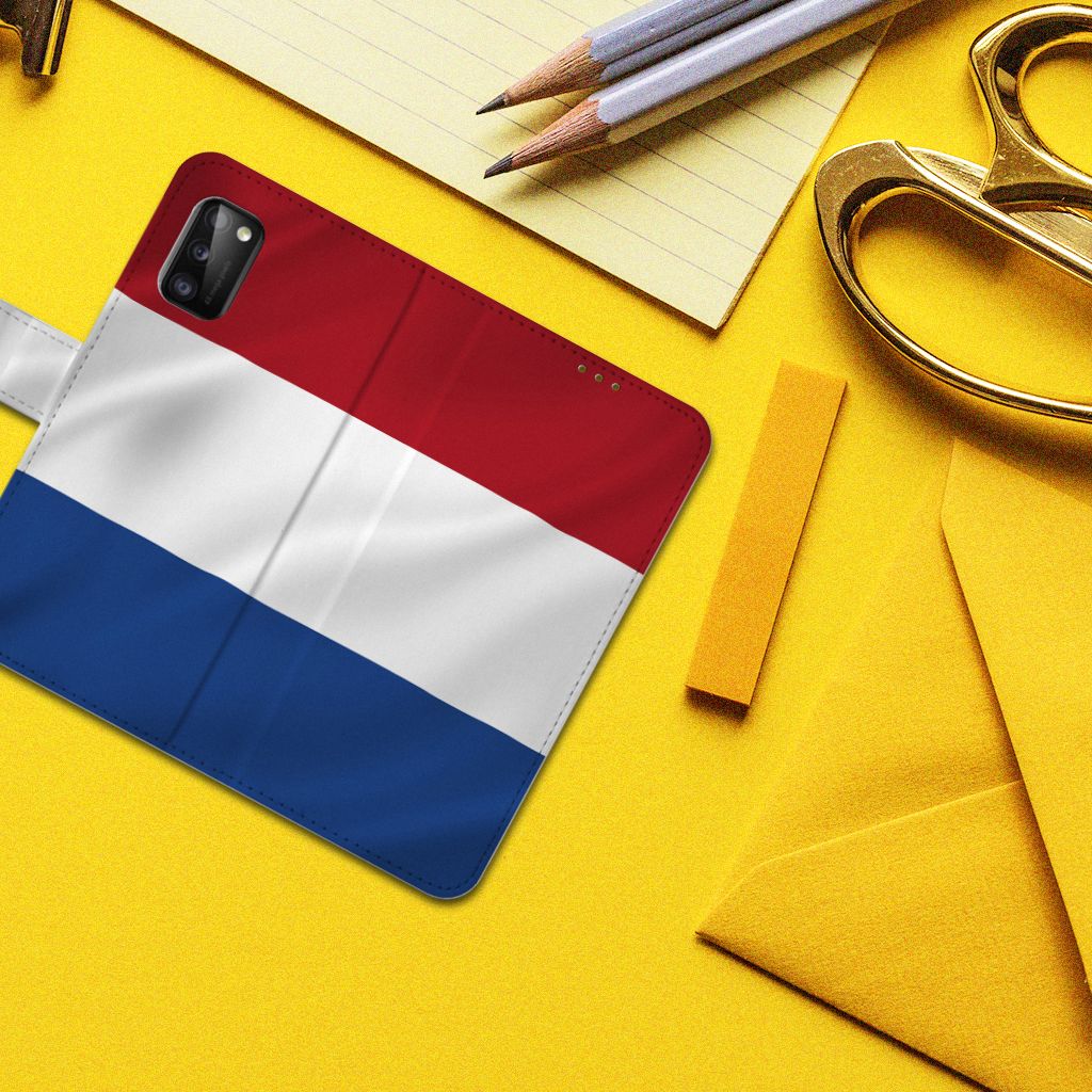 Samsung Galaxy A41 Bookstyle Case Nederlandse Vlag