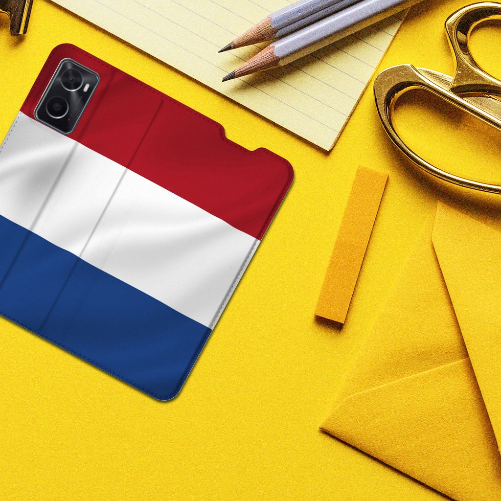 OPPO A96 | A76 Standcase Nederlandse Vlag