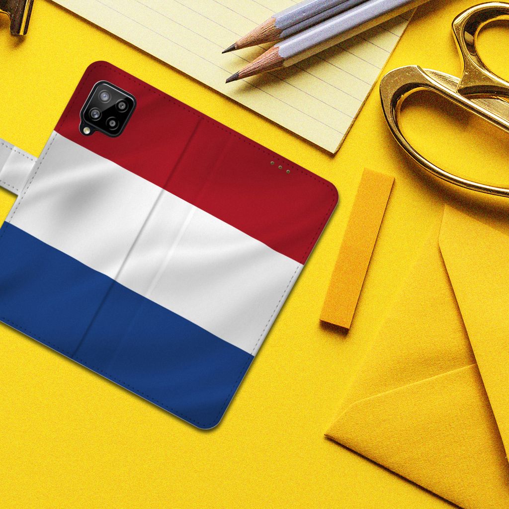 Samsung Galaxy A42 5G Bookstyle Case Nederlandse Vlag