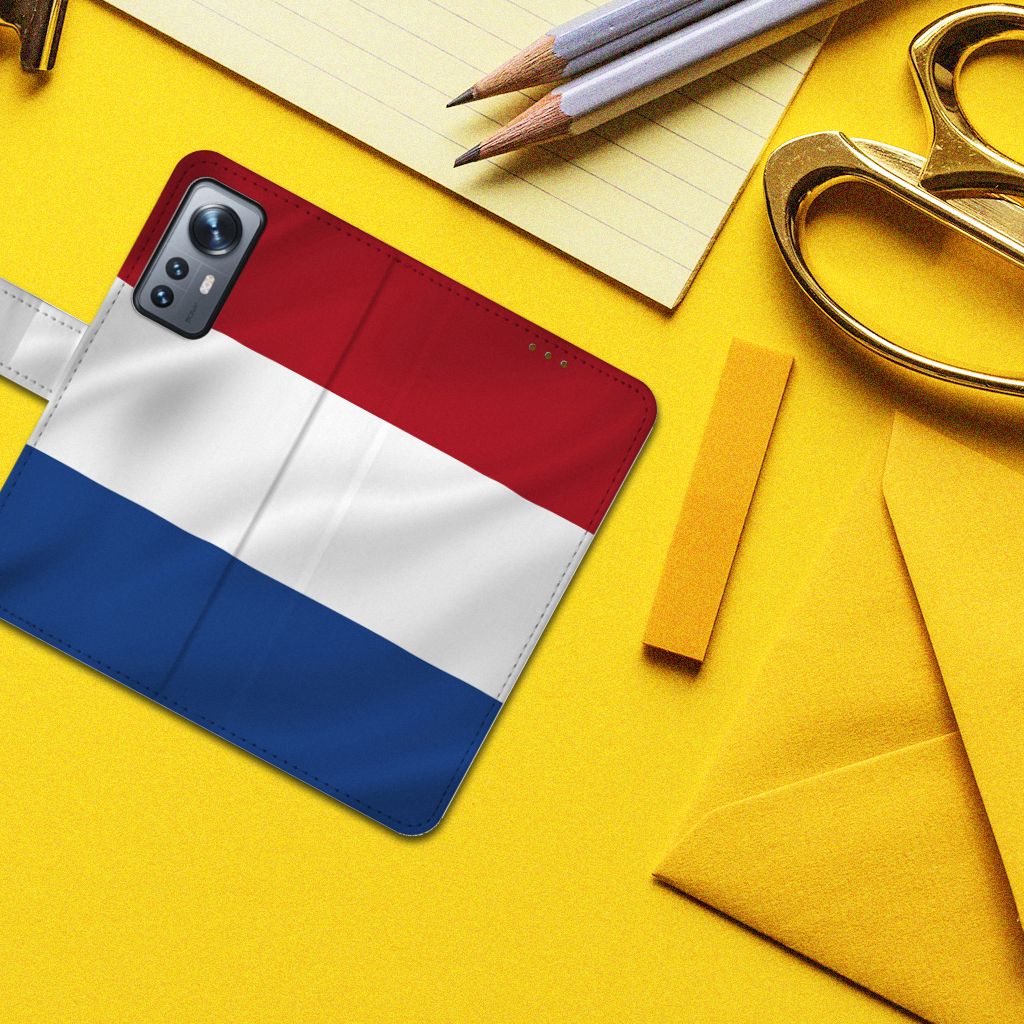 Xiaomi 12 | 12X Bookstyle Case Nederlandse Vlag