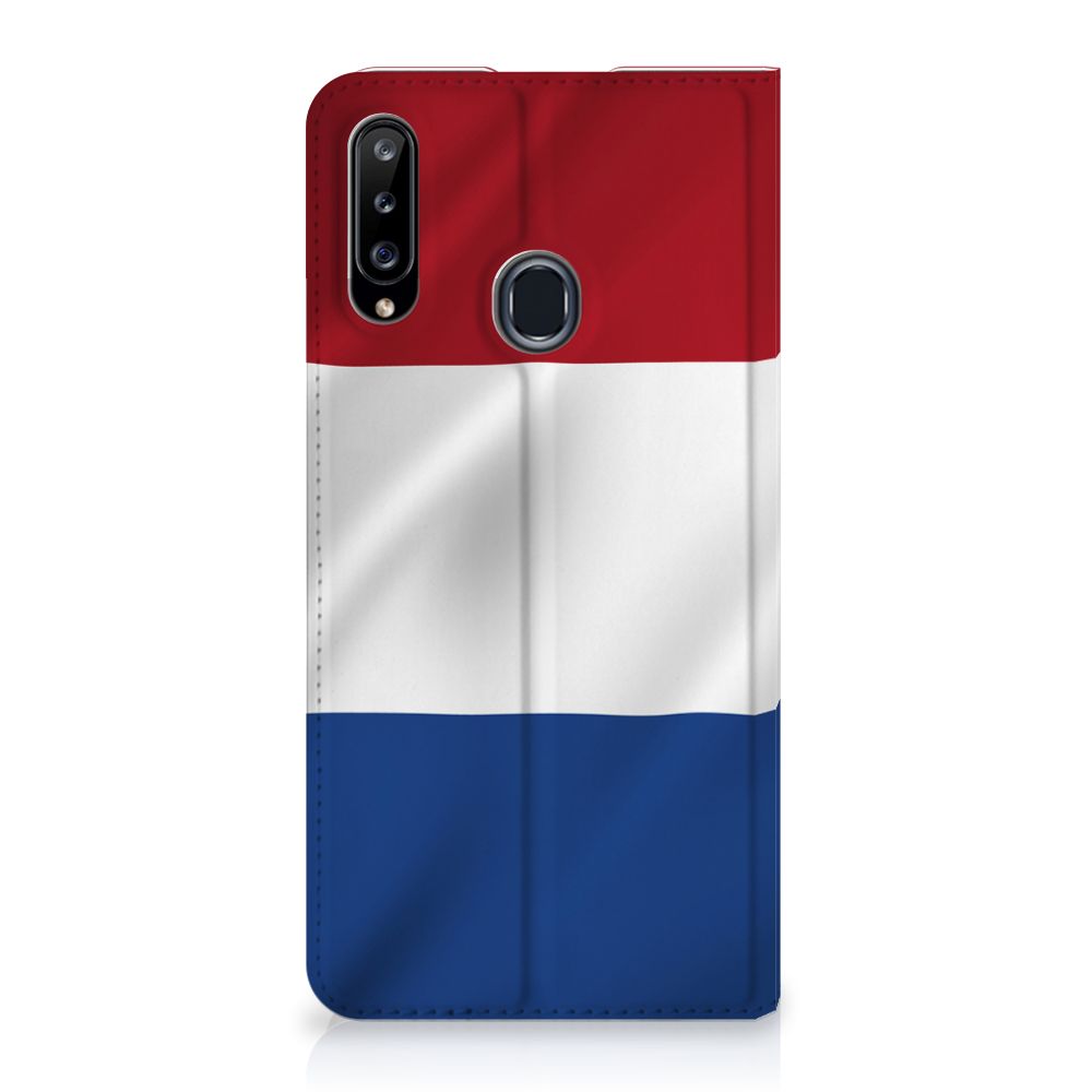Samsung Galaxy A20s Standcase Nederlandse Vlag