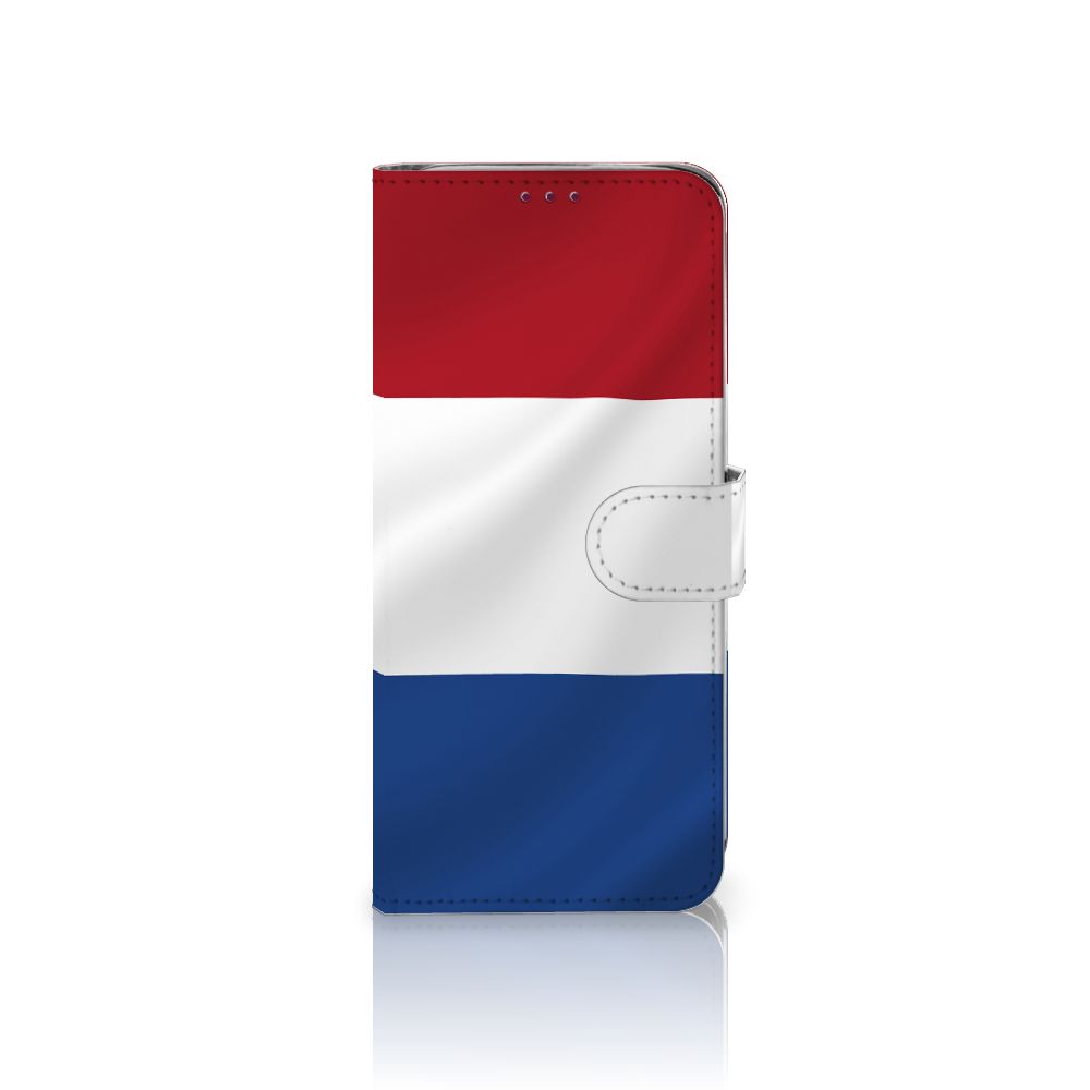 Motorola One Action Bookstyle Case Nederlandse Vlag