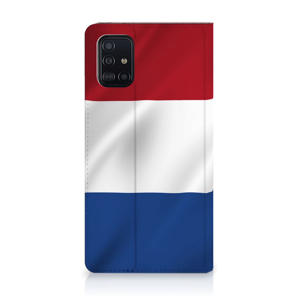 Samsung Galaxy A51 Standcase Nederlandse Vlag