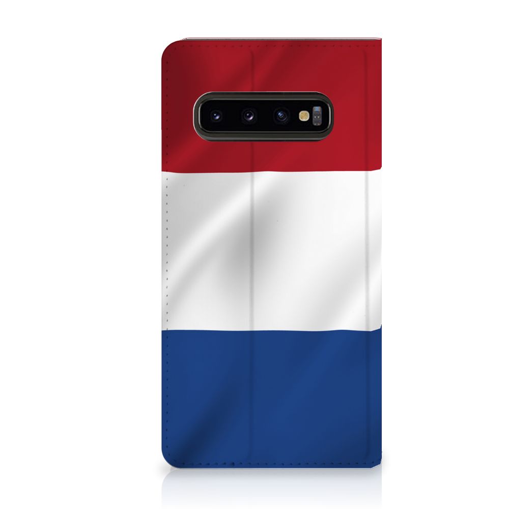 Samsung Galaxy S10 Standcase Nederlandse Vlag