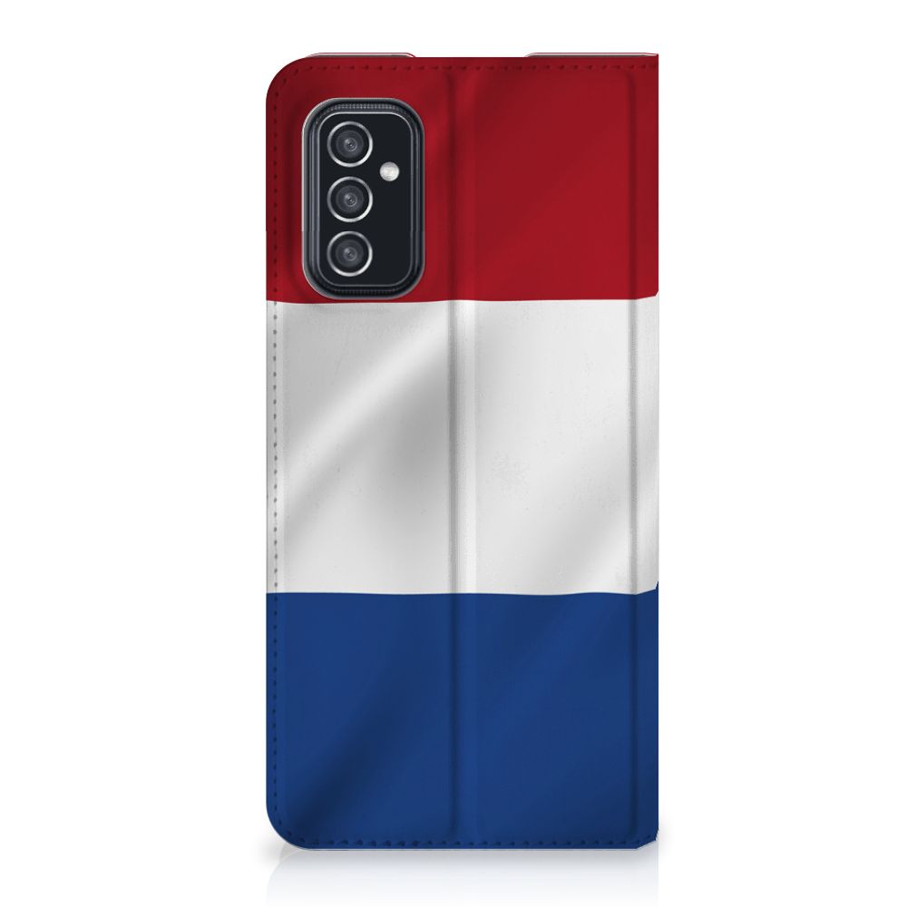 Samsung Galaxy M52 Standcase Nederlandse Vlag