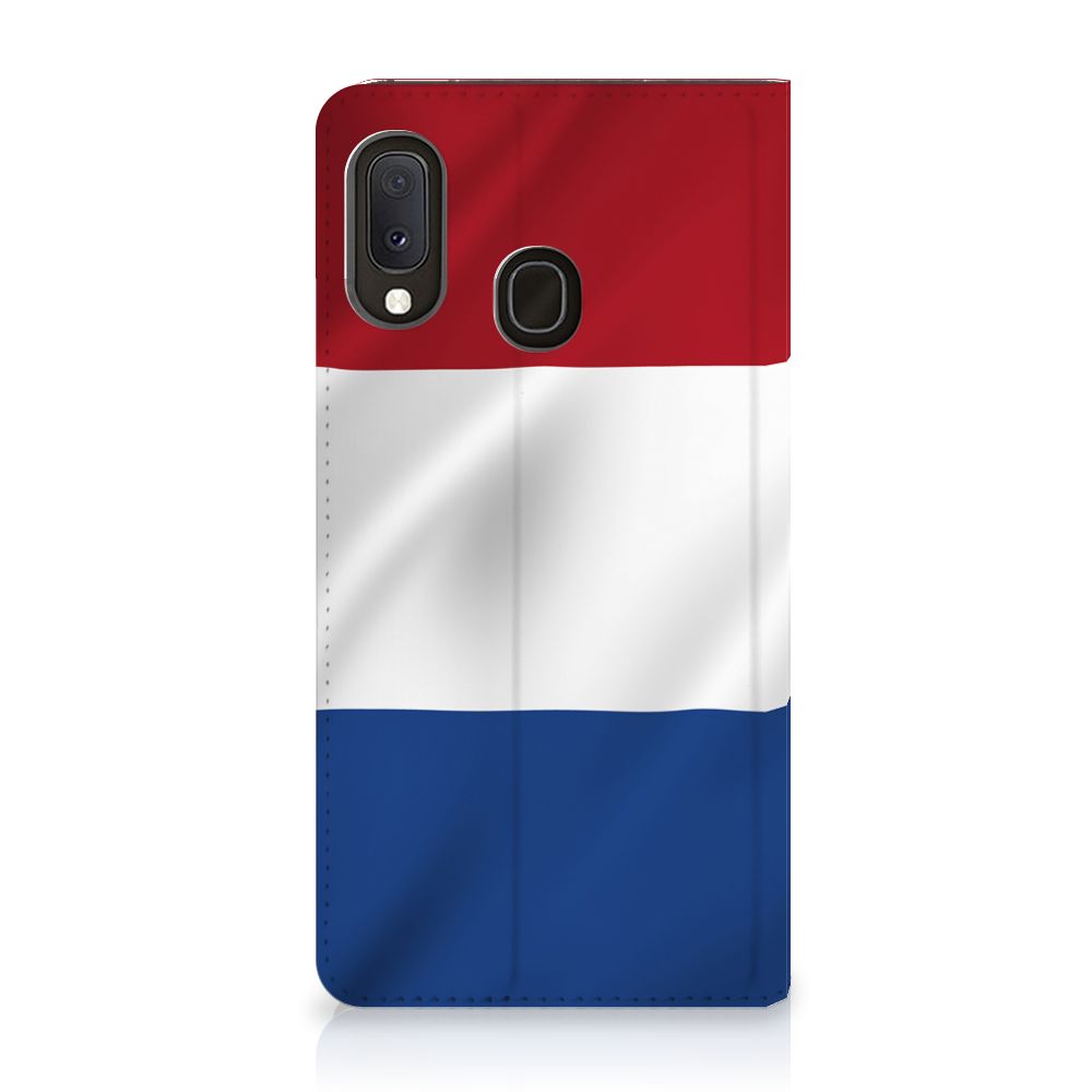 Samsung Galaxy A20e Standcase Nederlandse Vlag
