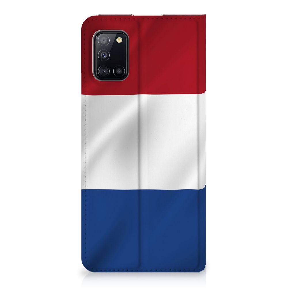 Samsung Galaxy A31 Standcase Nederlandse Vlag