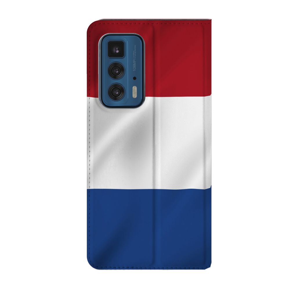 Motorola Edge 20 Pro Standcase Nederlandse Vlag