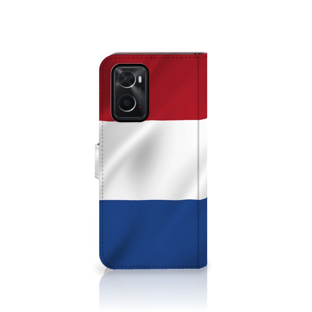 OPPO A76 | A96 Bookstyle Case Nederlandse Vlag