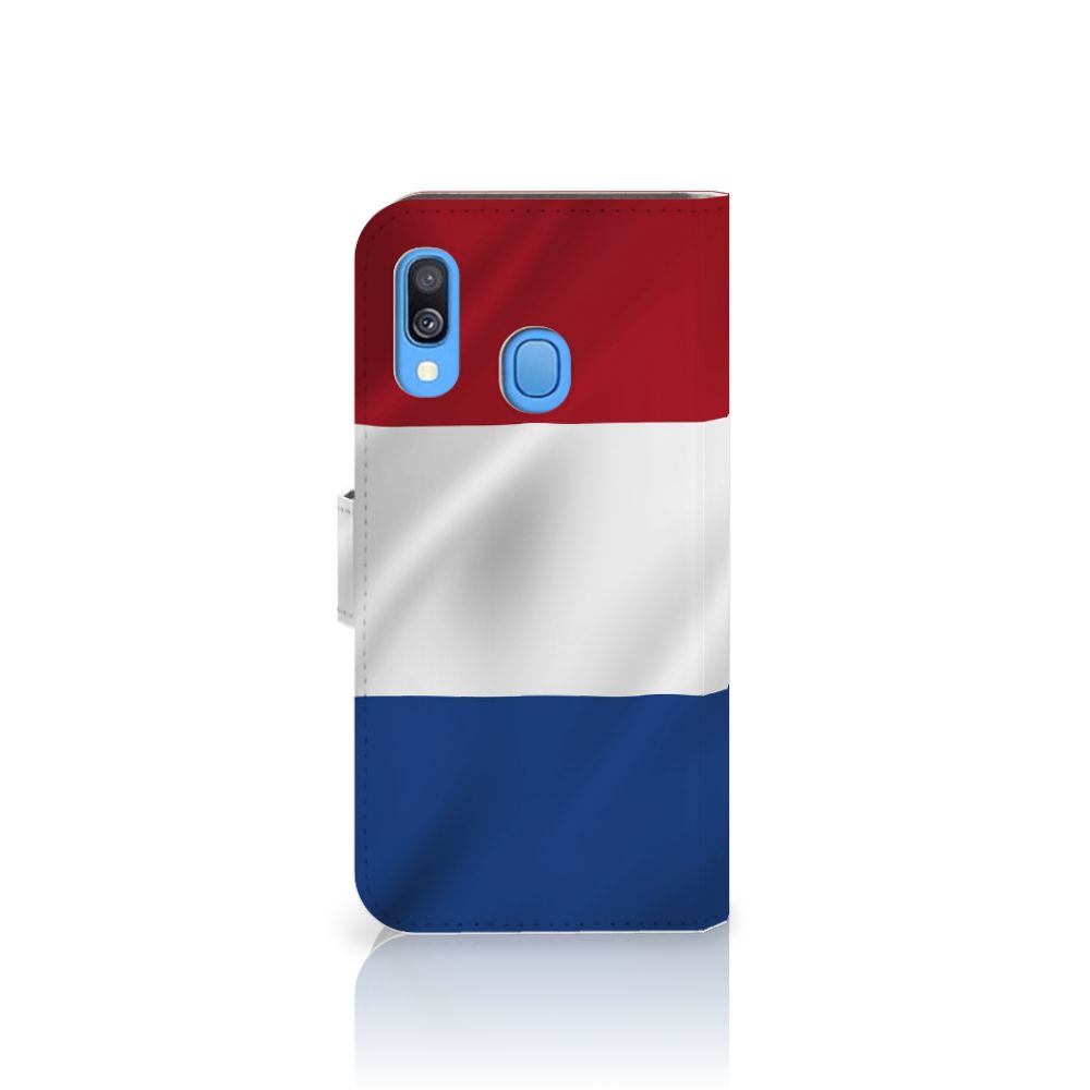 Samsung Galaxy A40 Bookstyle Case Nederlandse Vlag