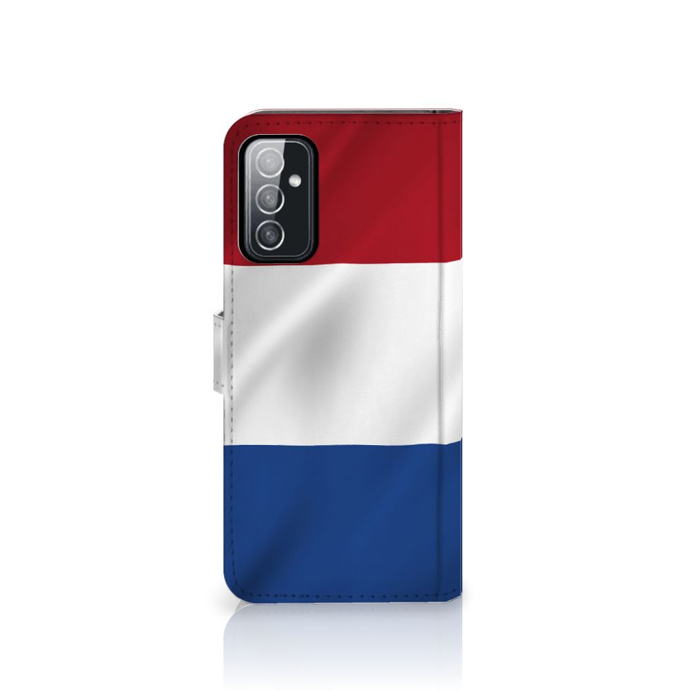 Samsung Galaxy M52 Bookstyle Case Nederlandse Vlag