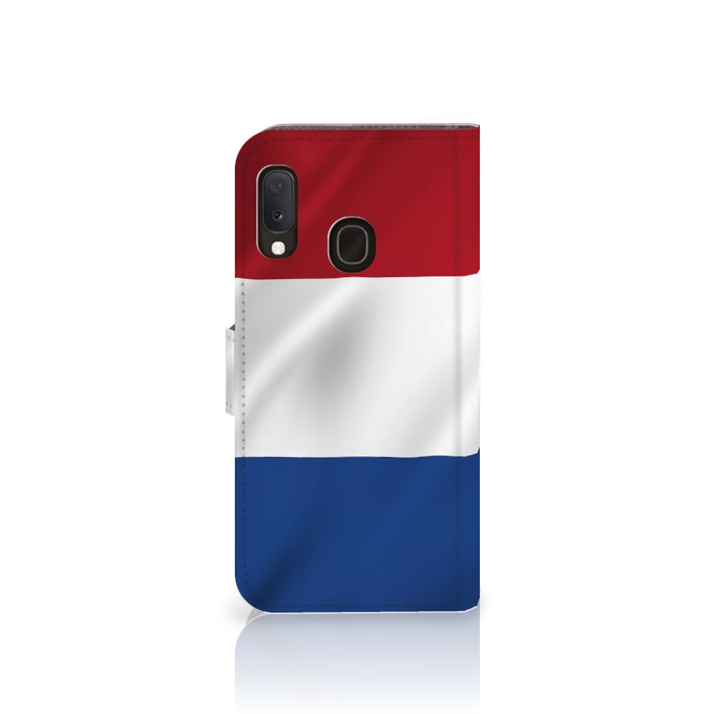 Samsung Galaxy A20e Bookstyle Case Nederlandse Vlag