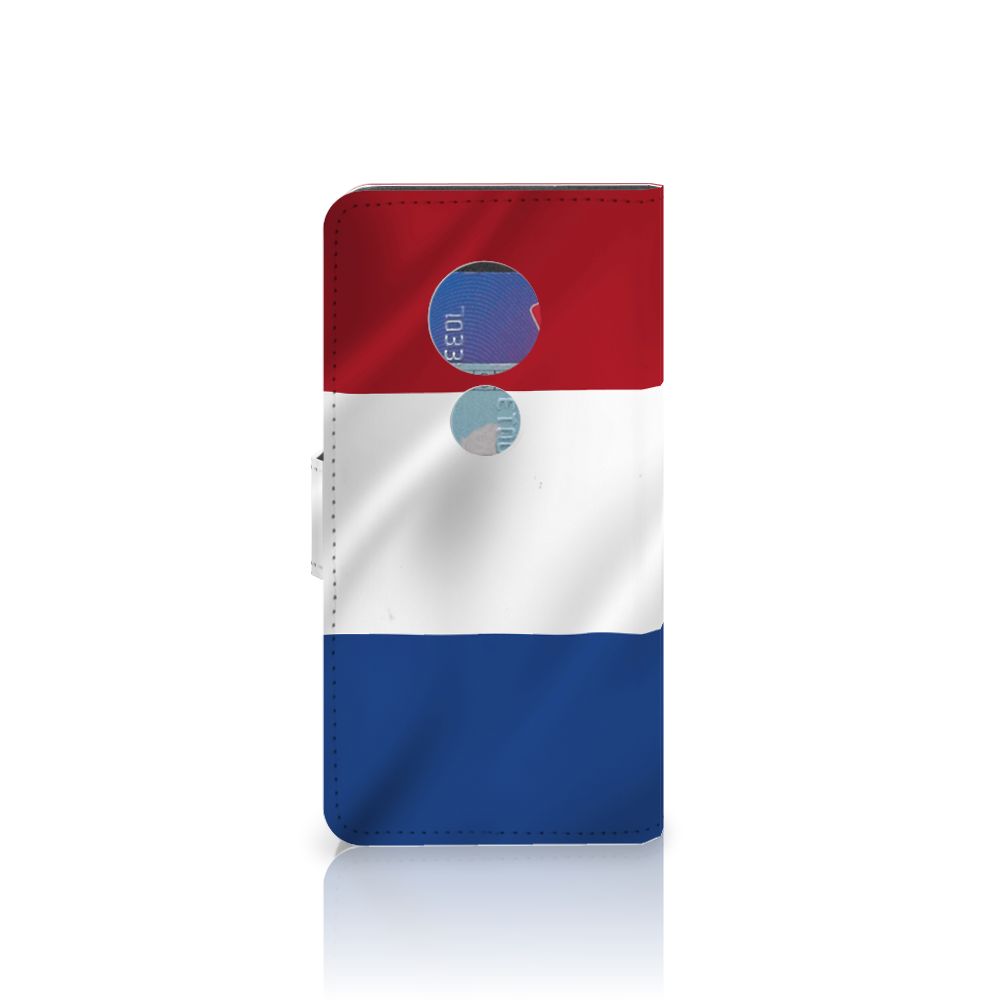 Motorola Moto G7 Play Bookstyle Case Nederlandse Vlag