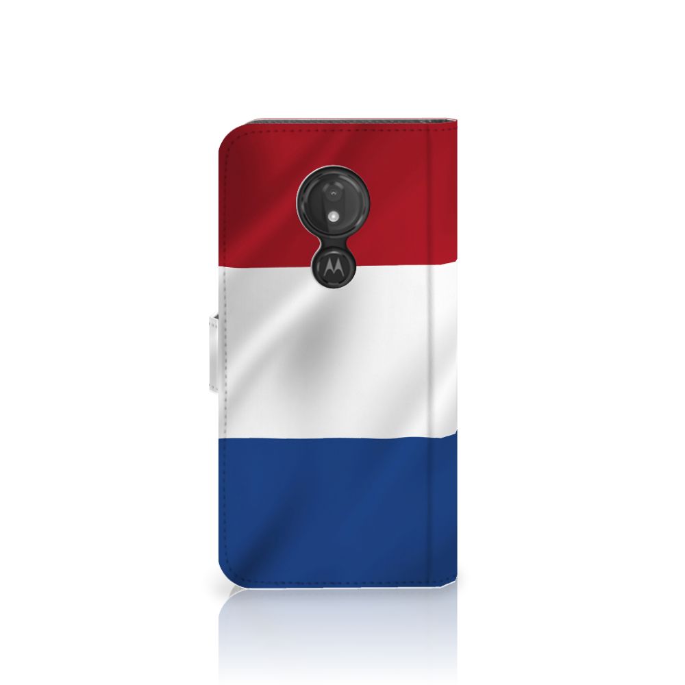 Motorola Moto G7 Power Bookstyle Case Nederlandse Vlag