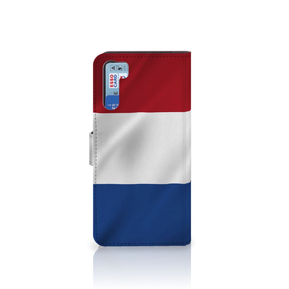 OPPO A91 | Reno3 Bookstyle Case Nederlandse Vlag