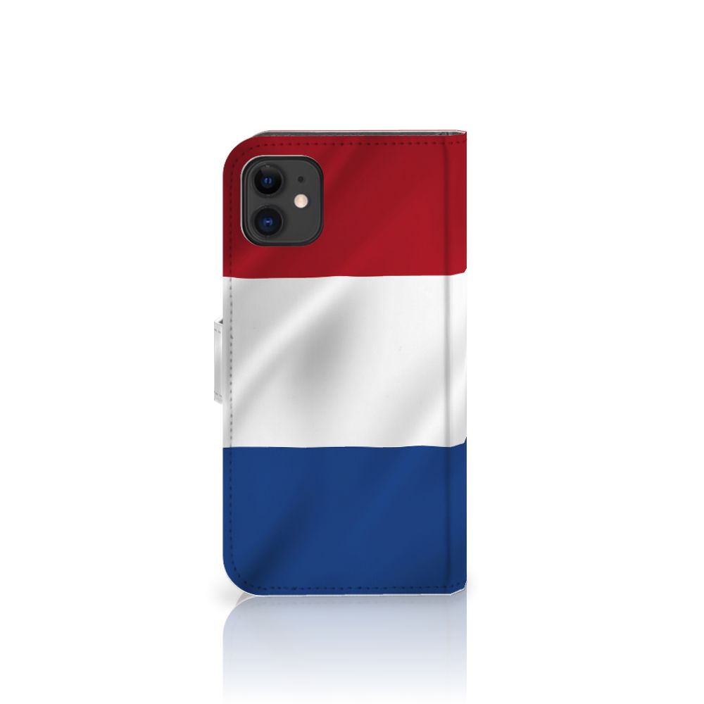 Apple iPhone 11 Bookstyle Case Nederlandse Vlag