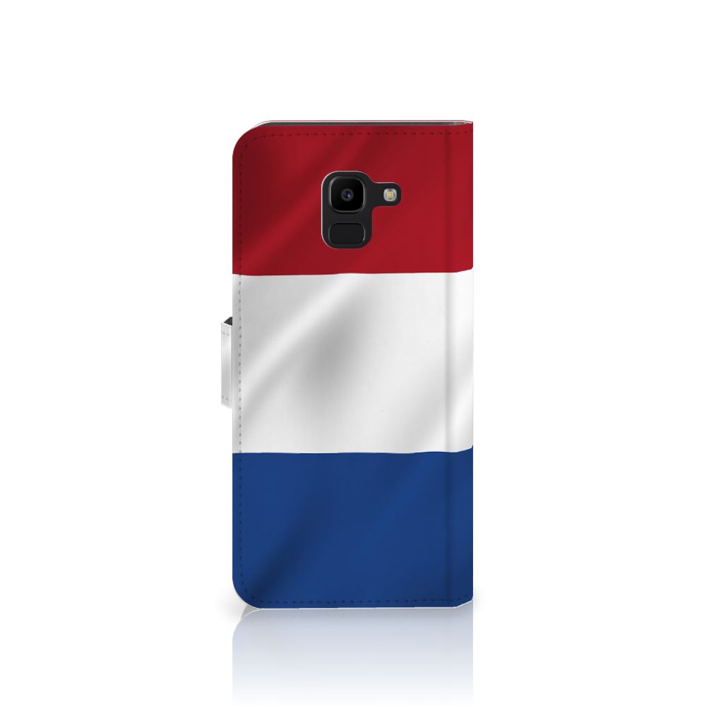Samsung Galaxy J6 2018 Bookstyle Case Nederlandse Vlag
