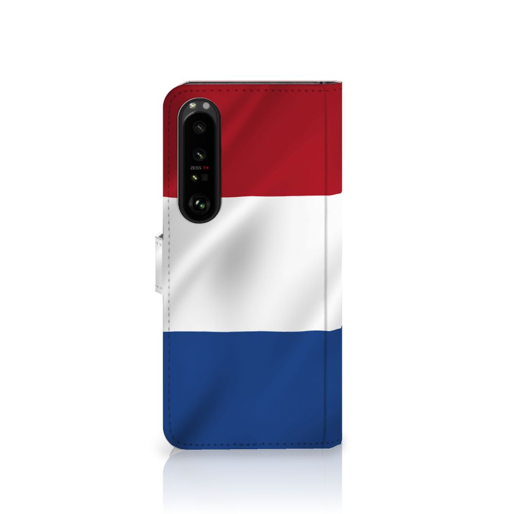 Sony Xperia 1 IV Bookstyle Case Nederlandse Vlag