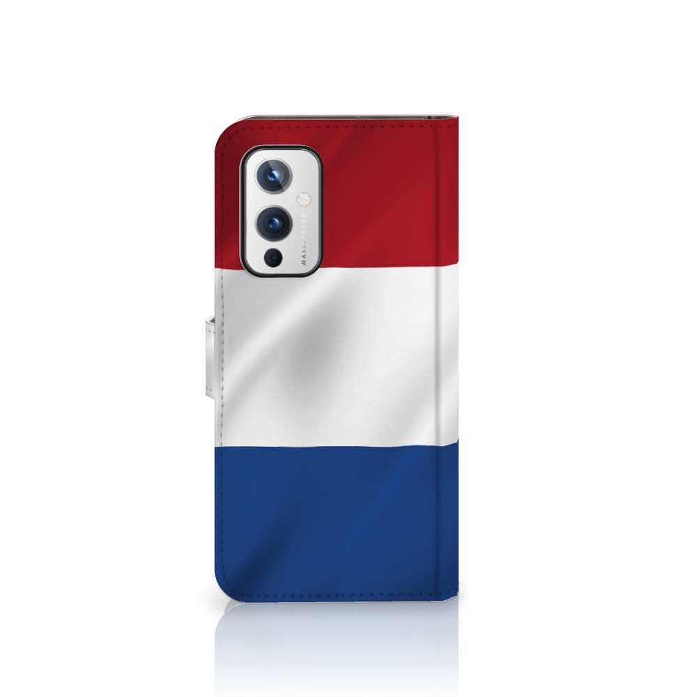 OnePlus 9 Bookstyle Case Nederlandse Vlag