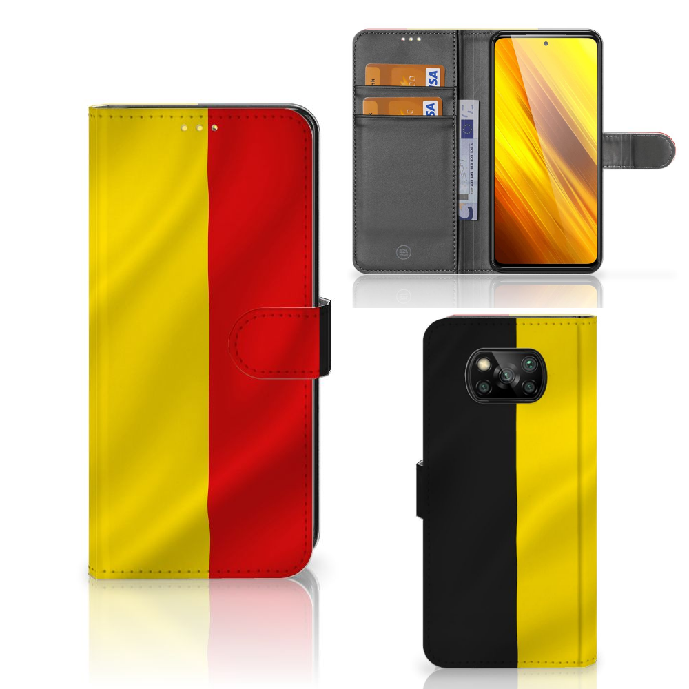 Xiaomi Poco X3 | Poco X3 Pro Bookstyle Case Belgische Vlag